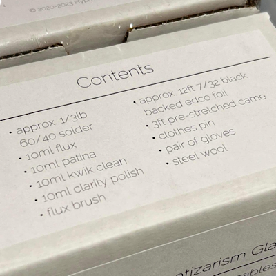 Consumables kit by Hypmatizarism Glass