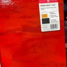 Load image into Gallery viewer, B002450 bullseye tomato red thin 90 COE 8.75 x 10