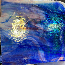 Load image into Gallery viewer, Y65850X uroboros royal blue, sea green, white, extra gold-purple, extra gold pink 11.5 x 12