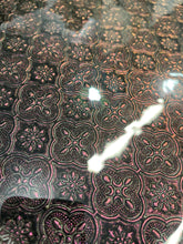 Load image into Gallery viewer, Van Gogh red sparkle on flora (morisco) 12 x 12