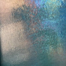 Load image into Gallery viewer, B110831 bullseye aquamarine blue 90 COE iridescent 10 x 11