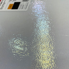 Load image into Gallery viewer, B011351 bullseye white opal rainbow iridescent thin 90 COE 8.5 x 10m