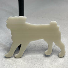 Load image into Gallery viewer, pre-cut pug, approximately 2” x 3”