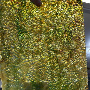 YGU5014 uroboros by youghiogheny brown & green herringbone 9 x 14