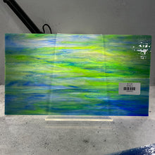 Load image into Gallery viewer, WI196L wissmach dark blue, purple, green, white 8 x 13.5