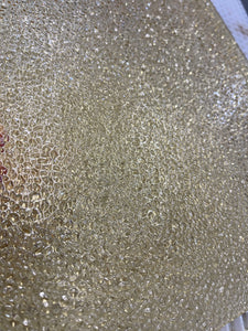 Random glass: W1028 wissmach pale amber dew drop 10.5 x 10.5