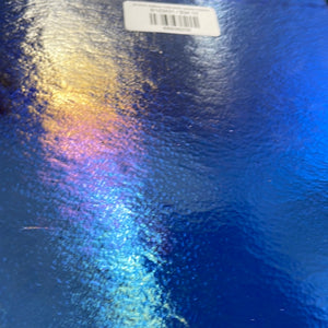 B123431 bullseye violet striker rainbow iridescent 90 COE 8.75 x 10