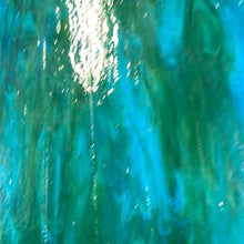 Load image into Gallery viewer, B304530 bullseye azure blue opal, jade green, neo-lavender 90 COE 8.75 x 10