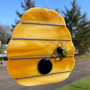 Bee hive suncatcher