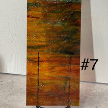 Load image into Gallery viewer, Y6595 uroboros by youghiogheny blue, yellow, red, orange granite mottle 12x12