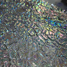 Load image into Gallery viewer, CBS mixture dichroic figure c wissmach clear 96 COE, 1 quarter circle odd sizes