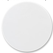 Load image into Gallery viewer, pre-cut white circle, various sizes 90 COE
