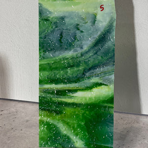 Y6574 uroboros by youghiogheny emerald, spring & light green granite mot 12x12