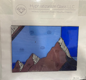 Purple Mountain Majesty pre-cut kit by Hypmatizarism Glass