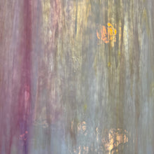 Load image into Gallery viewer, AG213 artisan glass pink, white with a hint of amber 12 x 15