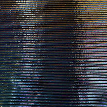 Load image into Gallery viewer, B010044 bullseye black reed rainbow iridescent 90 COE