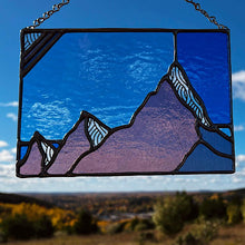 Load image into Gallery viewer, Purple Mountain Majesty pre-cut kit by Hypmatizarism Glass
