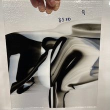 Load image into Gallery viewer, bullseye clear, white, black graffiti 90 COE