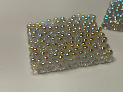 trichroic pearl square jewel