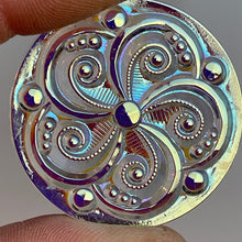 Load image into Gallery viewer, 35mm iridescent crystal swirl jewel
