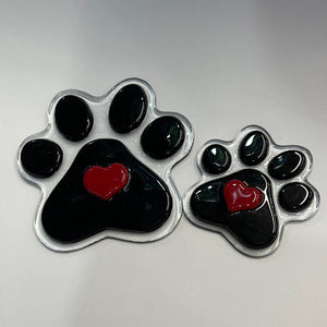 pre-cut, pre-fused paw with heart 96 COE