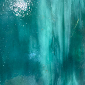 K654SPL kokomo teal green, white translucent 8 x 16