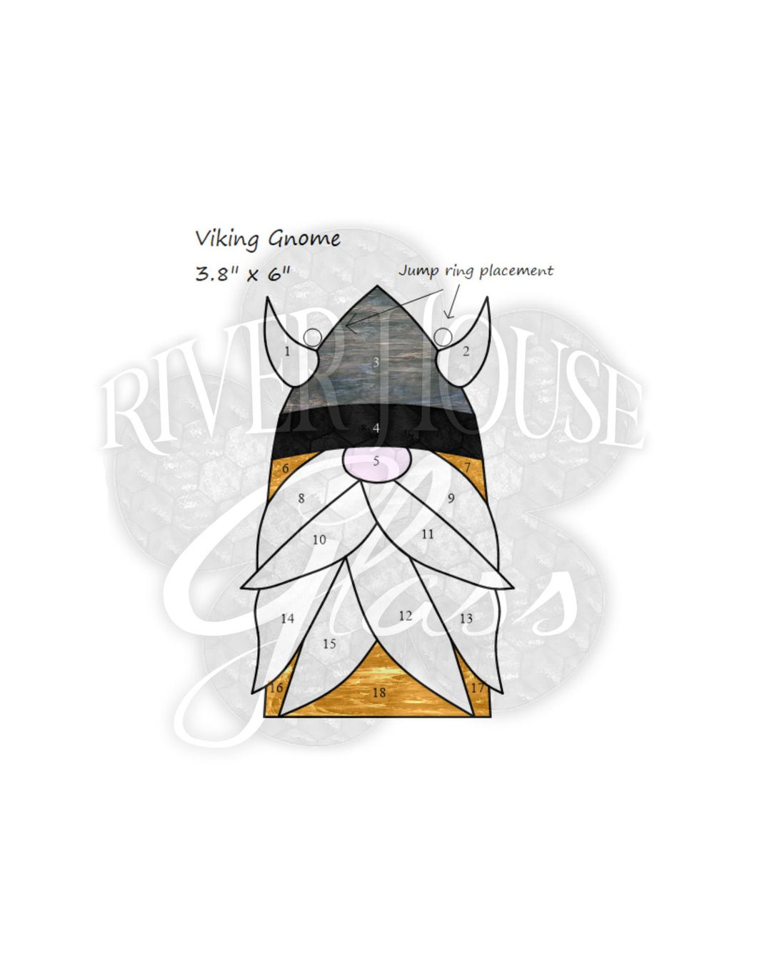 Viking Gnome Pattern 3.8
