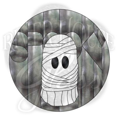 SPOOKY! Mummy Ghost Pattern, 10.5