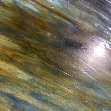 Load image into Gallery viewer, Sale:  A024S armstrong clear/amber/cobalt blue streaky 12 x 12