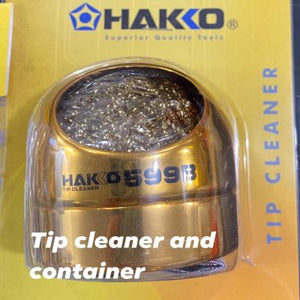 hakko tip cleaner & container