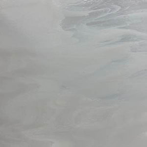 B213030 bullseye clear with white opal streaky 90 COE 8.75 x 10