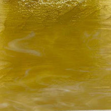 Load image into Gallery viewer, B213730 bullseye medium amber, white opal 90 COE 8.75 x 10