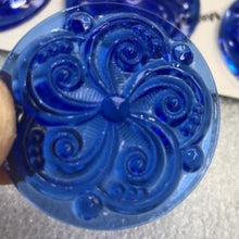 Load image into Gallery viewer, SALE: 
35mm blue swirl jewel