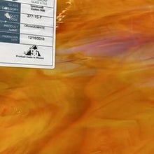 Load image into Gallery viewer, O3771S oceanside orange/white 96 COE 12 x 16