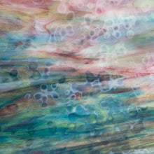 Load image into Gallery viewer, B6467 bullseye white, lime green, turquoise, gold pink 8.5 x 10