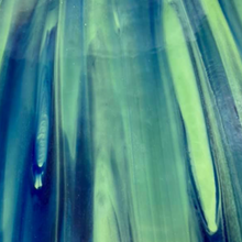 Load image into Gallery viewer, WI9635 wissmach blue, hunter green prisma 96 COE 8 x 14