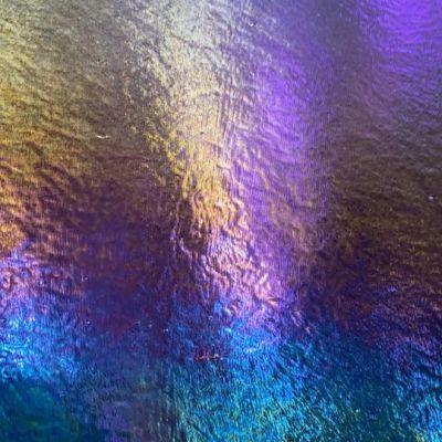 B112831 bullseye deep royal purple iridescent 90 COE 8 x 10
