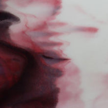 Load image into Gallery viewer, B332830 bullseye white opal, deep royal purple &amp; cranberry 90 COE 8.75 x 10