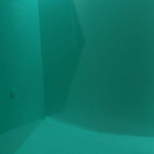 Load image into Gallery viewer, O5232S oceanside teal green cathedral 96 COE 12 x 12