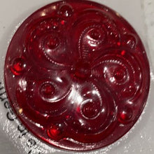 Load image into Gallery viewer, SALE: 
35mm red swirl jewel