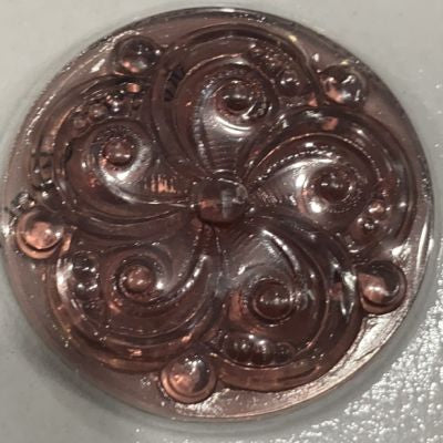 SALE:  35mm amethyst swirl jewel