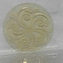 Load image into Gallery viewer, SALE:  35mm pale amber swirl jewel