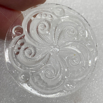 35mm crystal swirl jewel