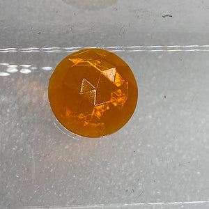SALE:  15mm orange faceted jewel