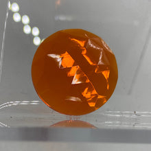 Load image into Gallery viewer, 25mm orange faceted jewel