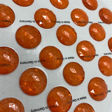 Load image into Gallery viewer, 30mm orange faceted jewel