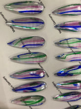 Load image into Gallery viewer, SALE:  50mm x 25mm cassatta teardrop jewel