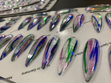 Load image into Gallery viewer, SALE:  50mm x 25mm cassatta teardrop jewel