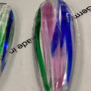 SALE:  50mm x 25mm cassatta teardrop jewel
