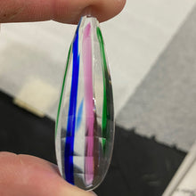 Load image into Gallery viewer, SALE:  50mm x 25mm cassatta teardrop jewel